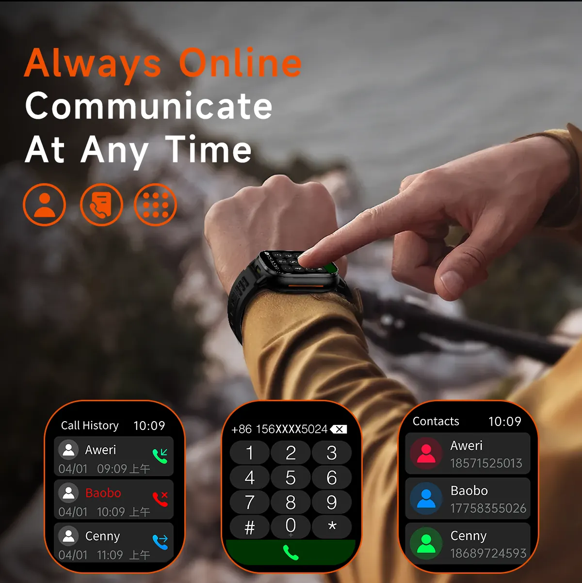 V5 smart watch source detail 14