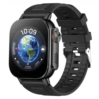 V5 2.01-Inch HD Bluetooth Calling Smart Watch with Flashlight, Compass and 1000mAh Battery