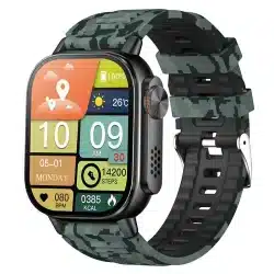 V5 2.01-Inch HD Bluetooth Calling Smart Watch with Flashlight, Compass and 1000mAh Battery - Image 4