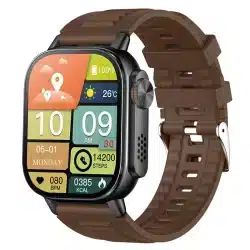 V5 2.01-Inch HD Bluetooth Calling Smart Watch with Flashlight, Compass and 1000mAh Battery - Image 5