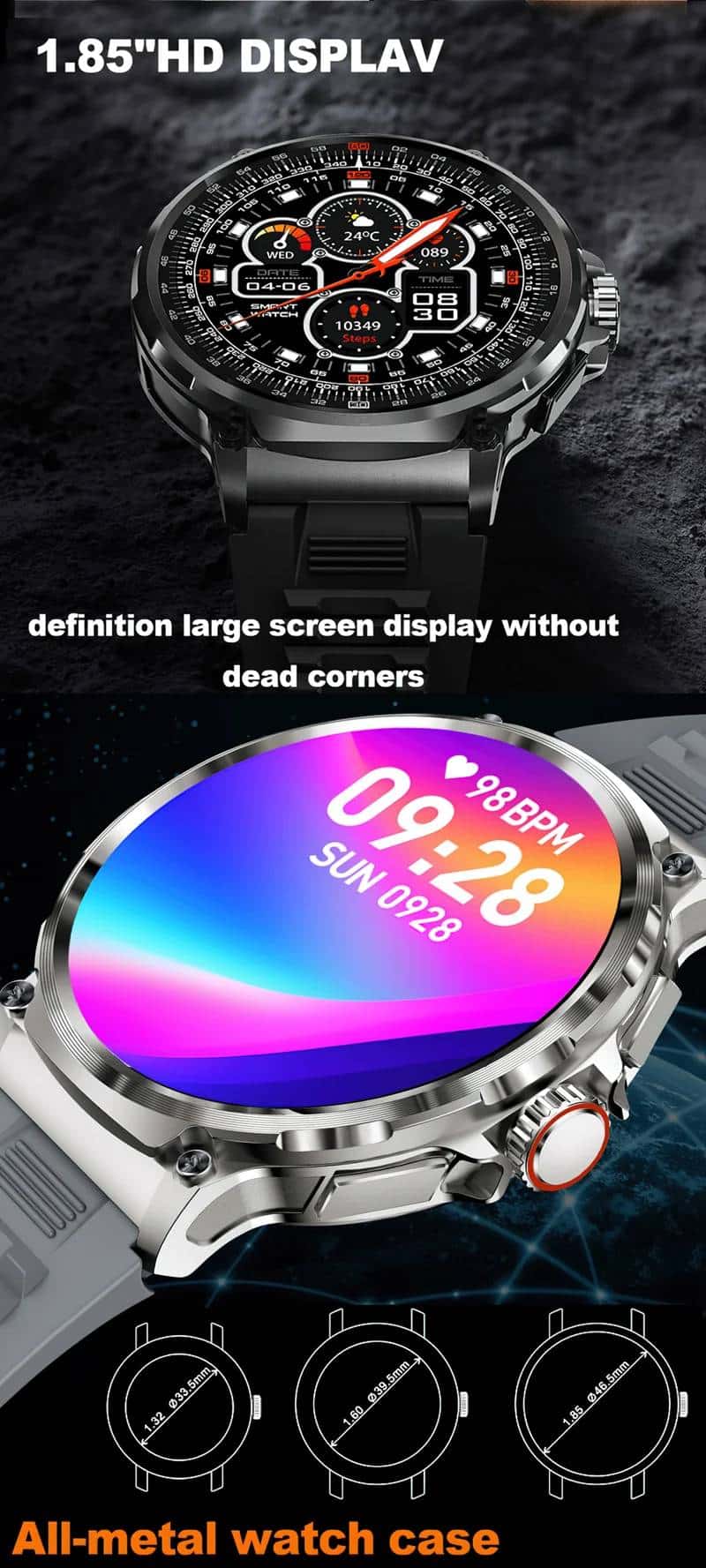 V69 Large-Screen Calling Smart Watch - detail 03