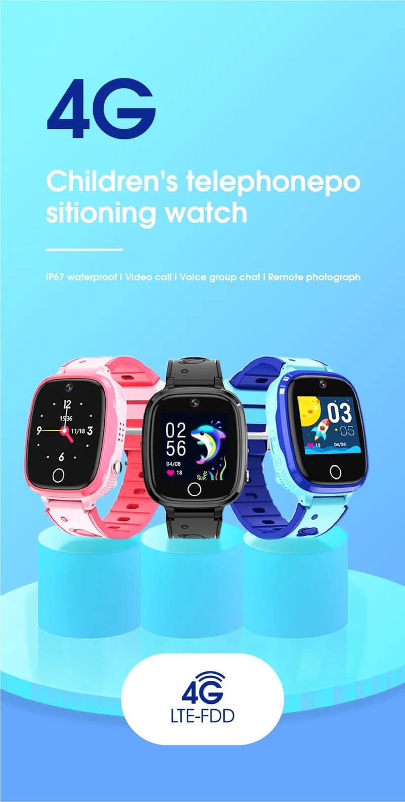 W18 Kids 4G Smart Watch - detail 01