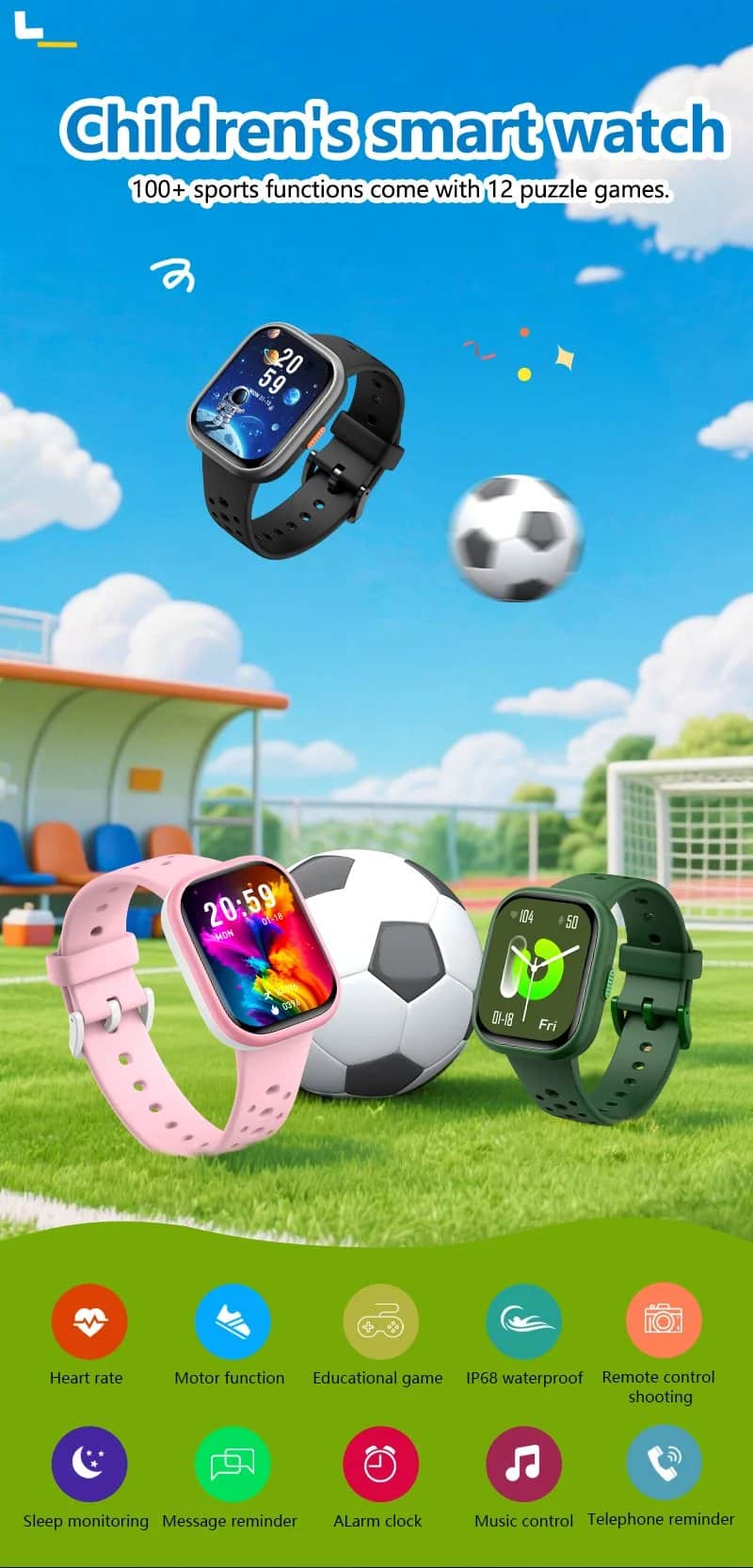 W79 Kids Activity Smart Watch - detail 01