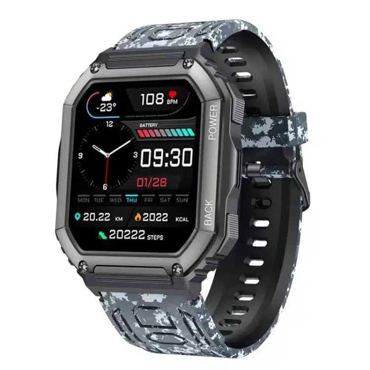 wearablemaster waterproof pedometer sport smart watch support heart rate blood pressure monitoring bt calling kr06 gallery 01 KR06 smart watch product image