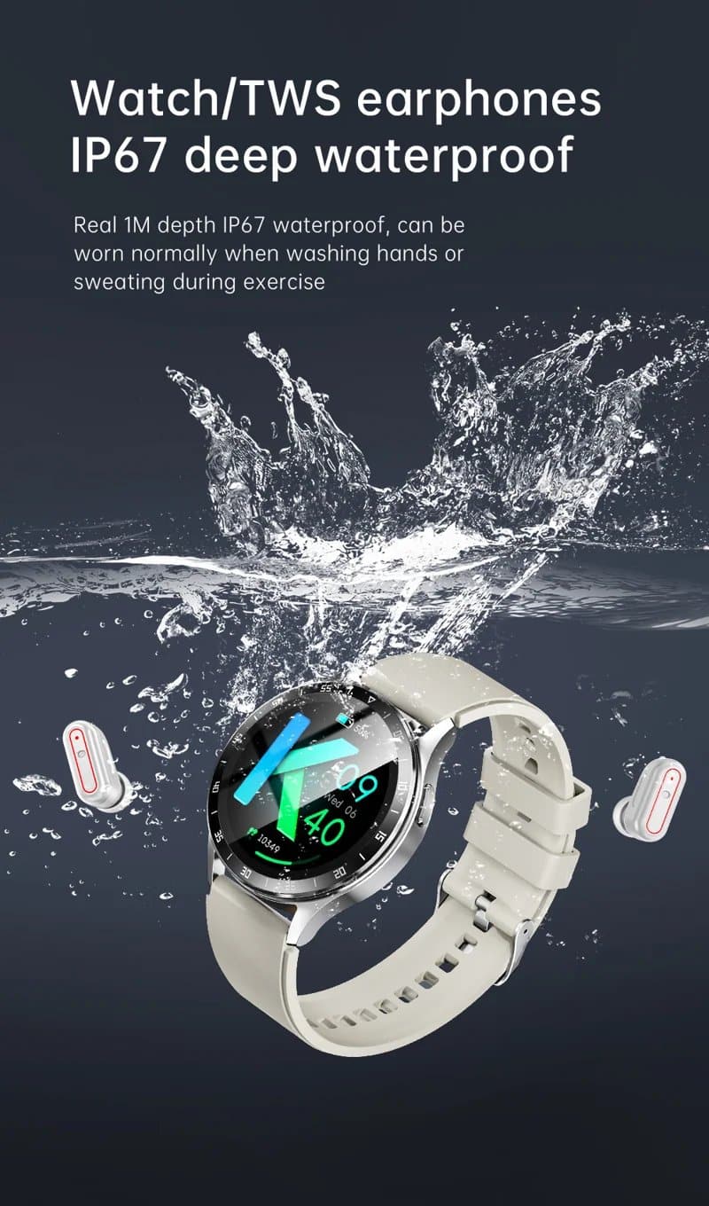 X10 2-in-1 Smart Watch and Earbuds - detail 02