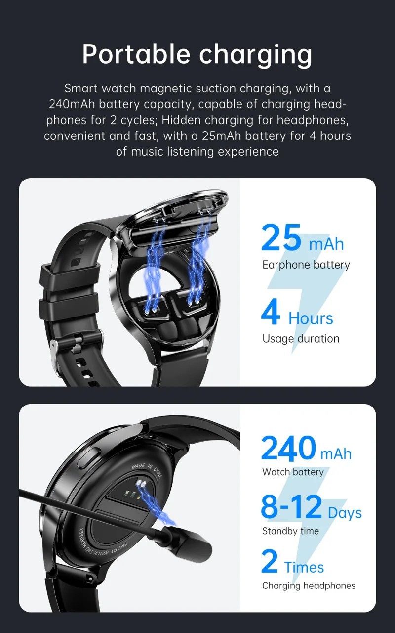 X10 2-in-1 Smart Watch and Earbuds - detail 13