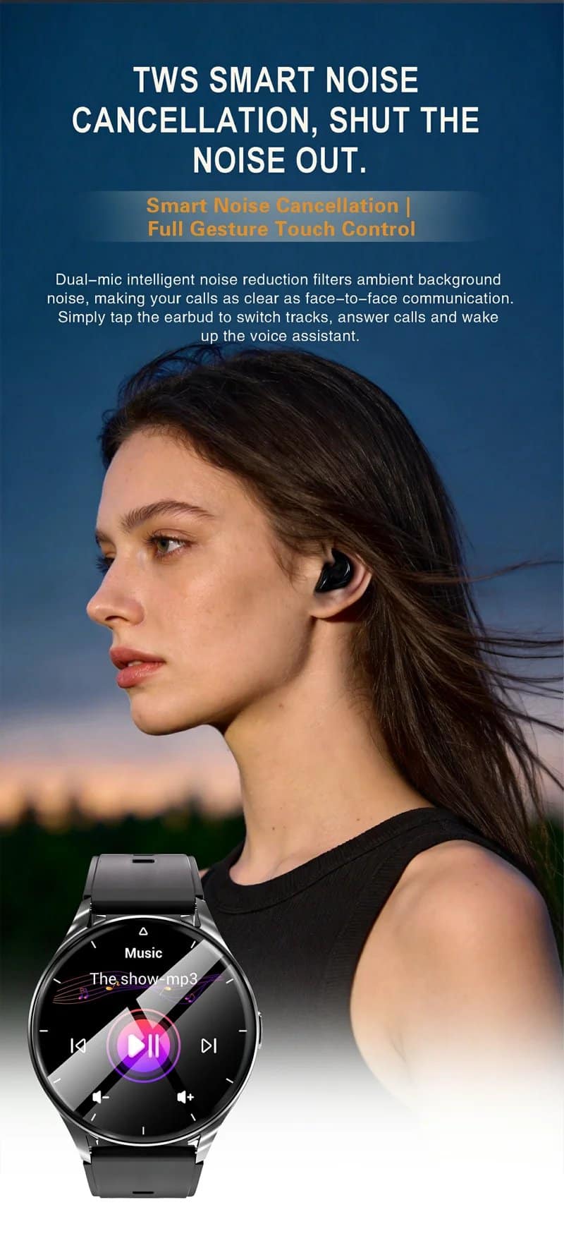 X10Pro 2-in-1 Smart Watch Earbuds - detail 09