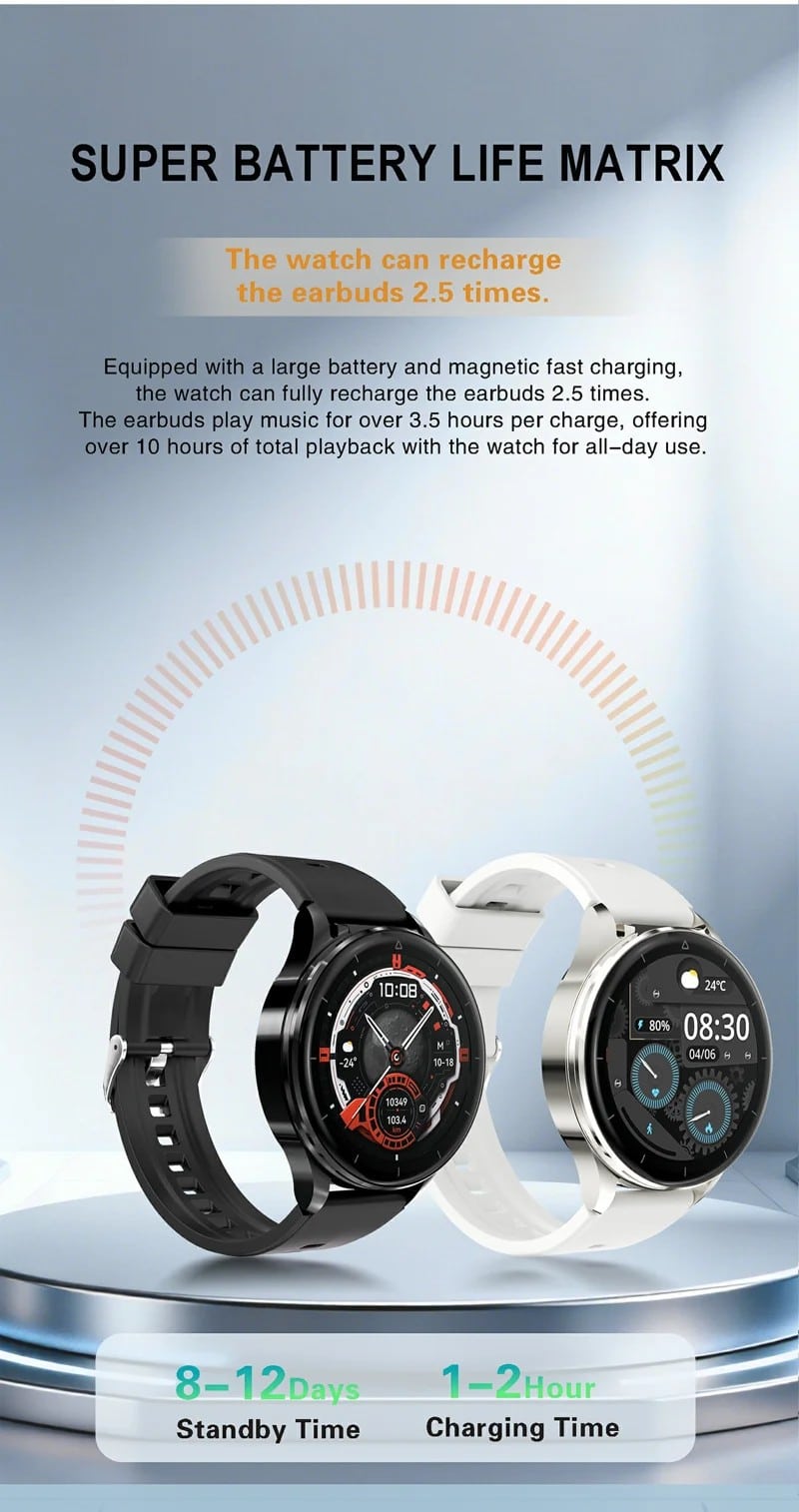 X10Pro 2-in-1 Smart Watch Earbuds - detail 12
