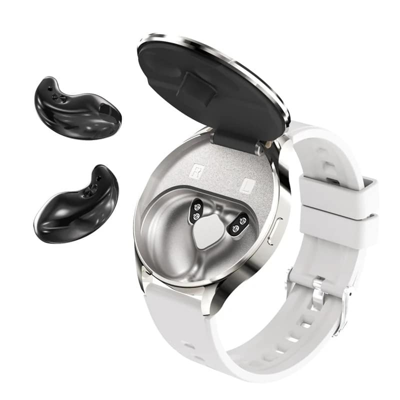 X10Pro 2-in-1 Smart Watch Earbuds with 1.45-Inch 360 × 360 HD Touch Display, Built-In TWS Charging Case, 100+ Sports Modes, IP67 Protection, Magnetic Charging and 8–12 Day Standby - gallery-01 X10Pro 2-in-1 Smart Watch Earbuds - gallery 01