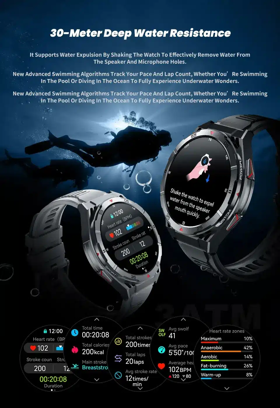X2B GPS smart watch detail image 9