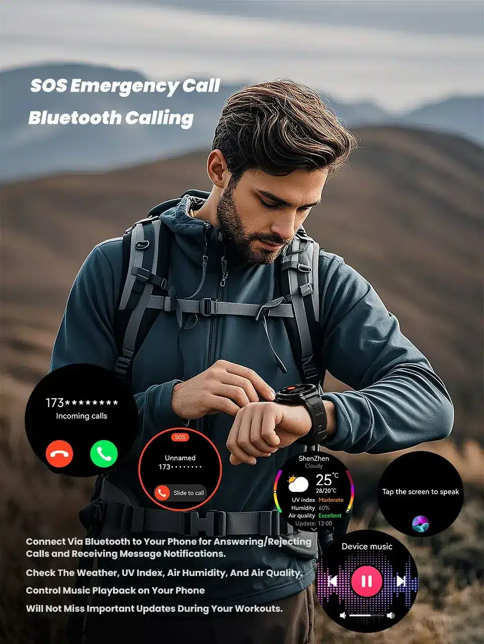 X2B GPS smart watch detail image 12