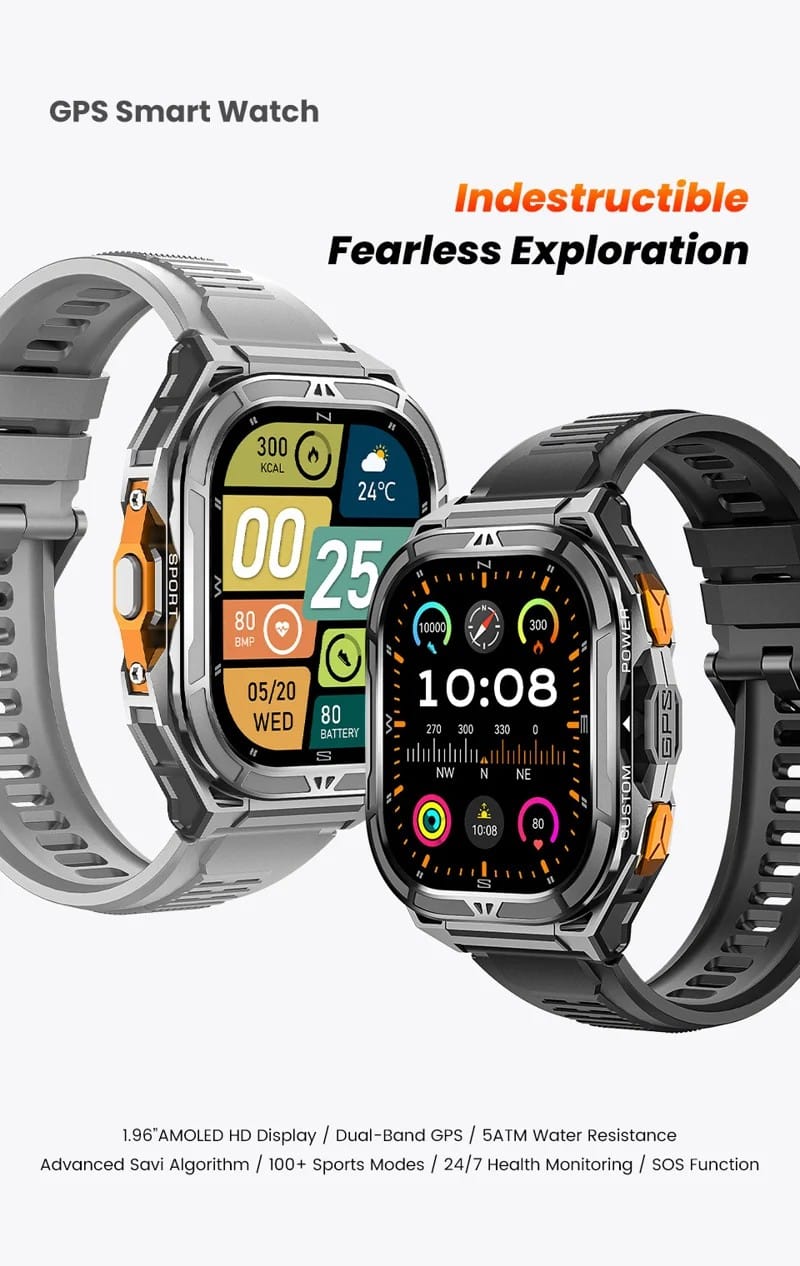 X5 GPS Sports Smart Watch - detail 01