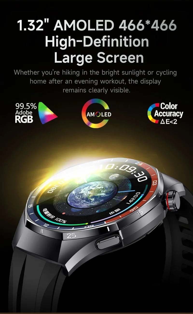 Y108 Steel Strap AMOLED Smart Watch - detail 03