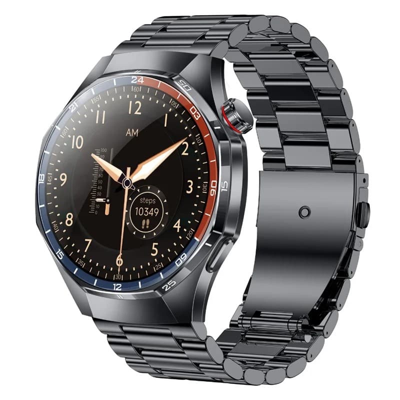 Y108 Steel Strap AMOLED Smart Watch with 1.32-Inch 466x466 Display, Bluetooth 5.4 Calling, ECG and Wellness Trend Tools, 100+ Sports Modes, 280mAh Battery and IP68 Care - gallery-01 Y108 Steel Strap AMOLED Smart Watch - gallery 01