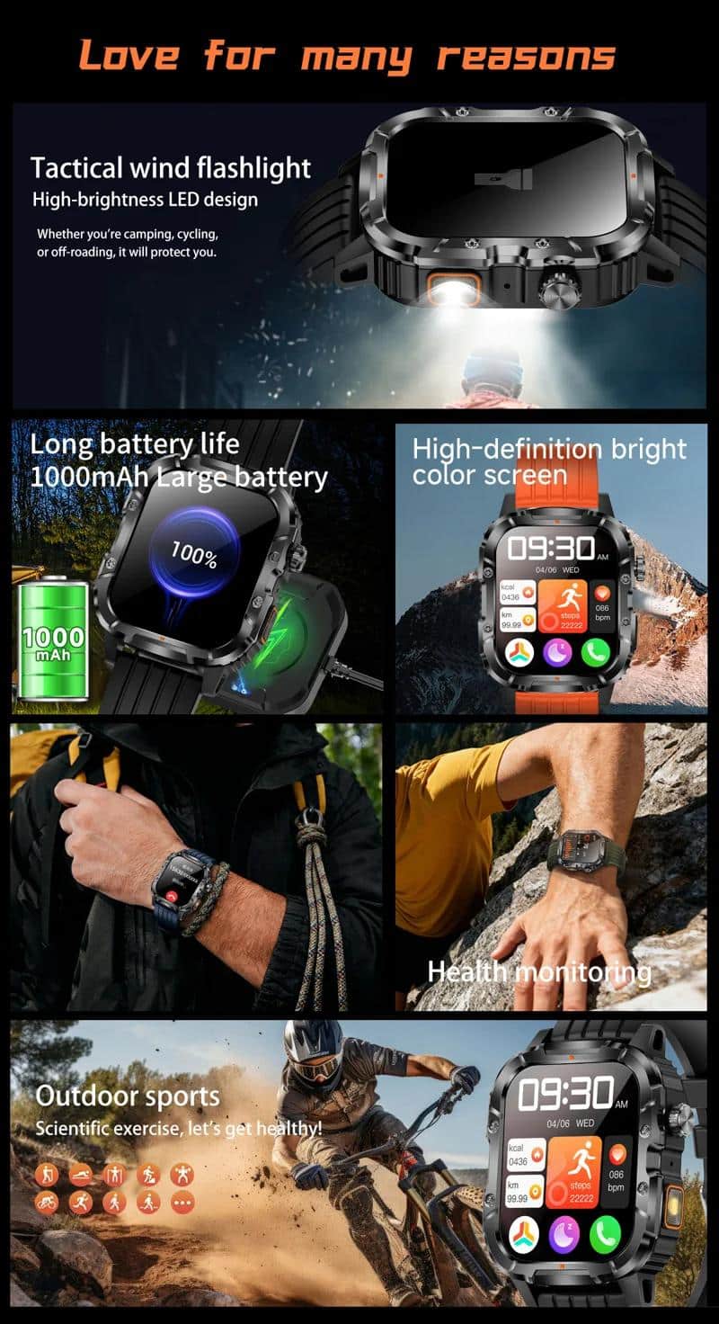 Y8 Rugged Smart Watch - detail 02