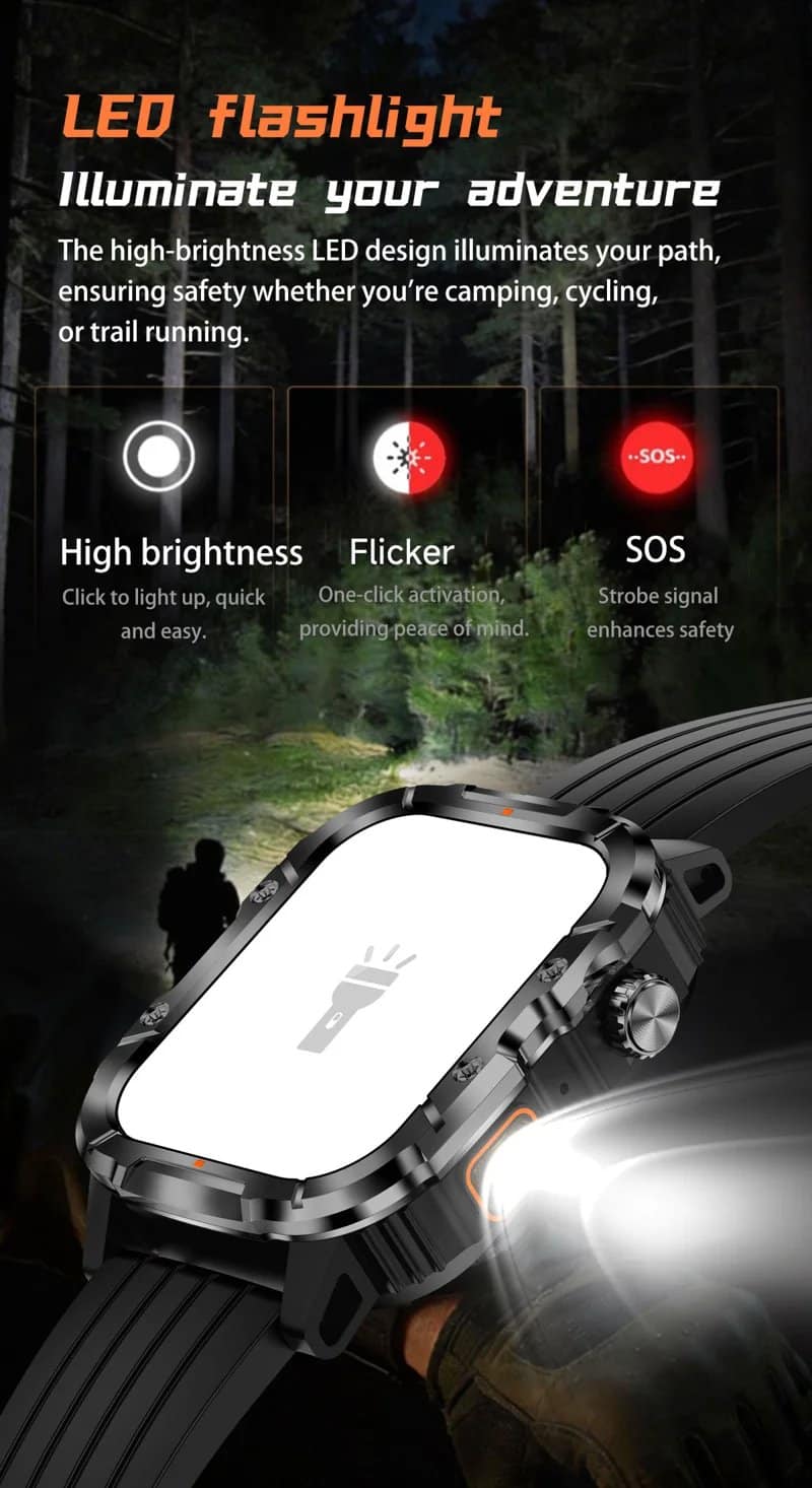 Y8 Rugged Smart Watch - detail 05