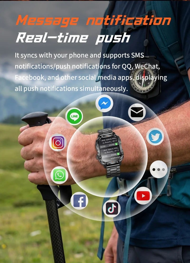 Y8 Rugged Smart Watch - detail 09