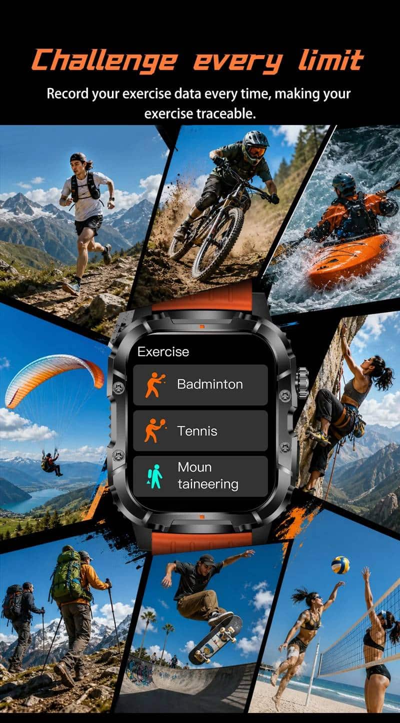 Y8 Rugged Smart Watch - detail 14