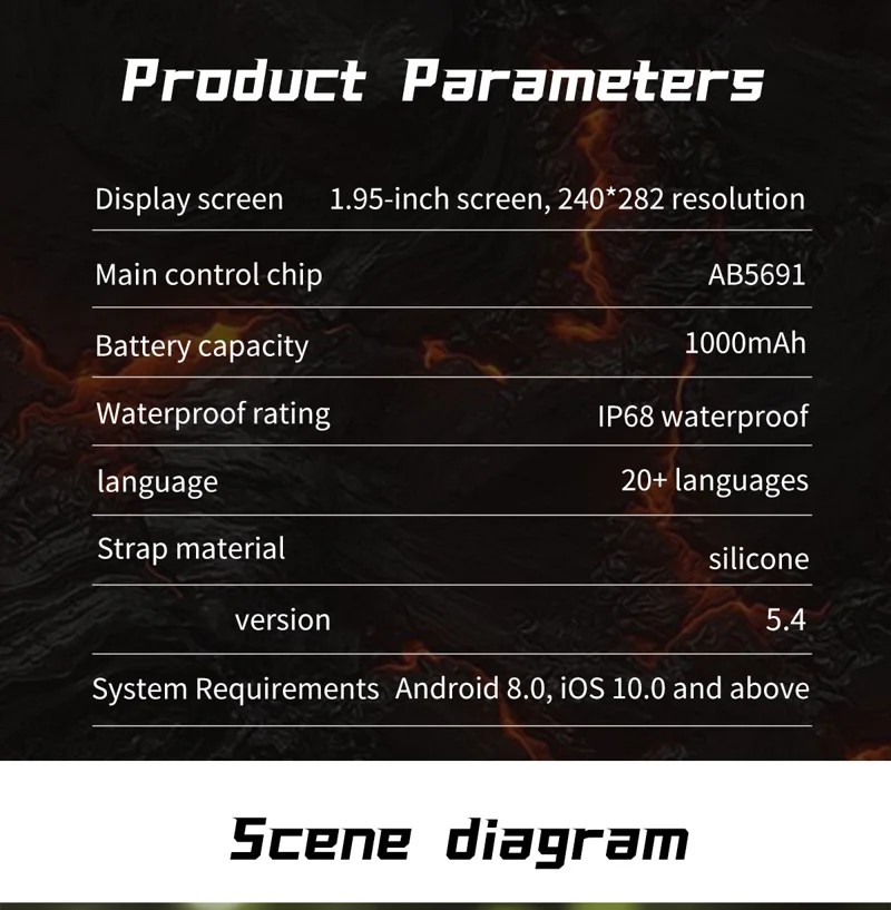 Y8 Rugged Smart Watch - detail 19