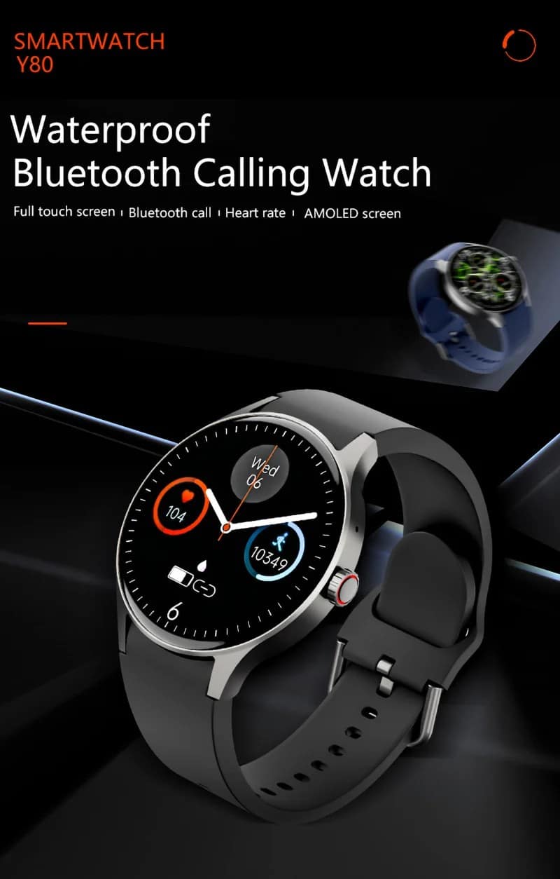 Y80 AMOLED Calling Smart Watch - detail 01