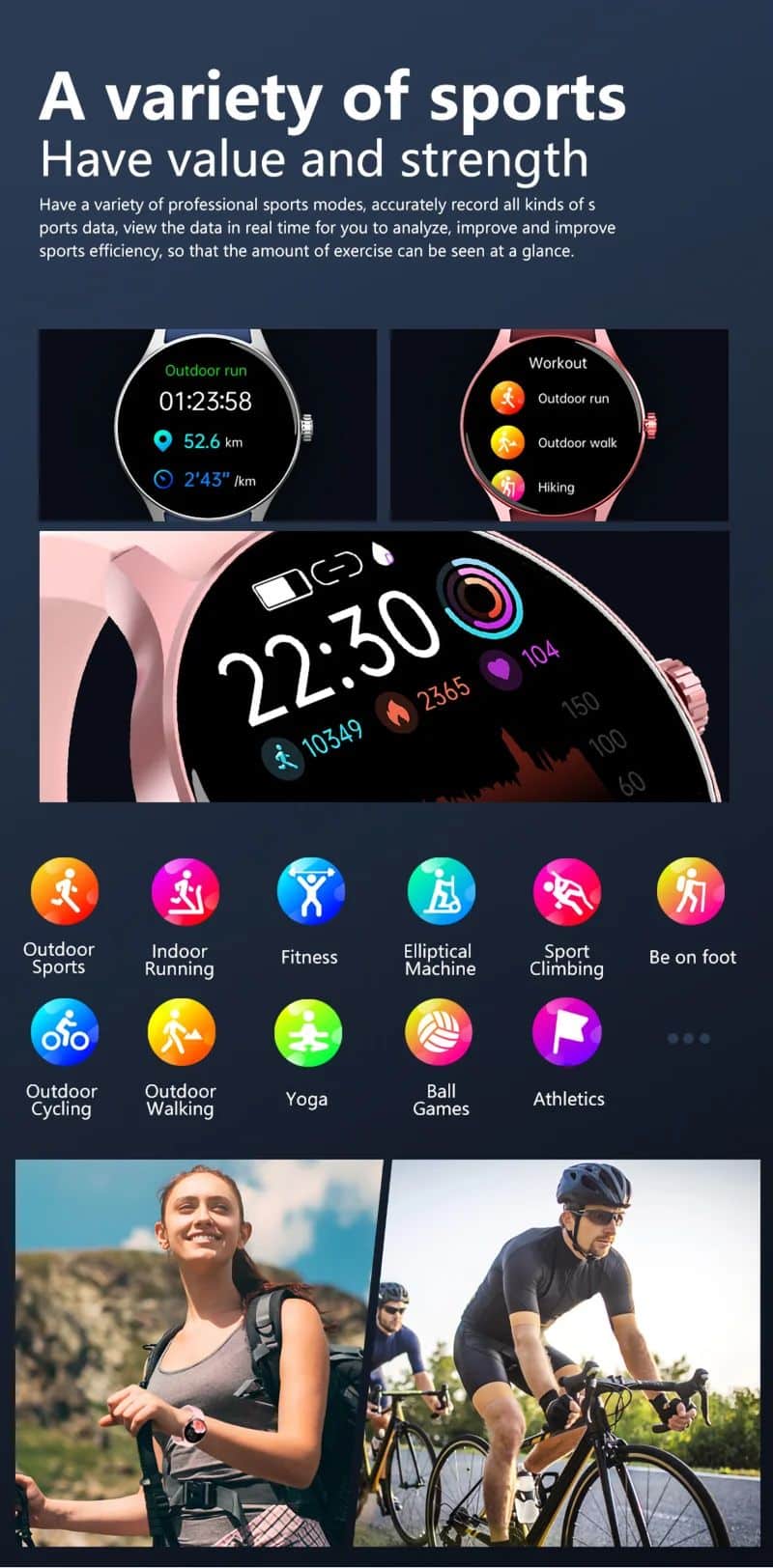 Y80 AMOLED Calling Smart Watch - detail 07