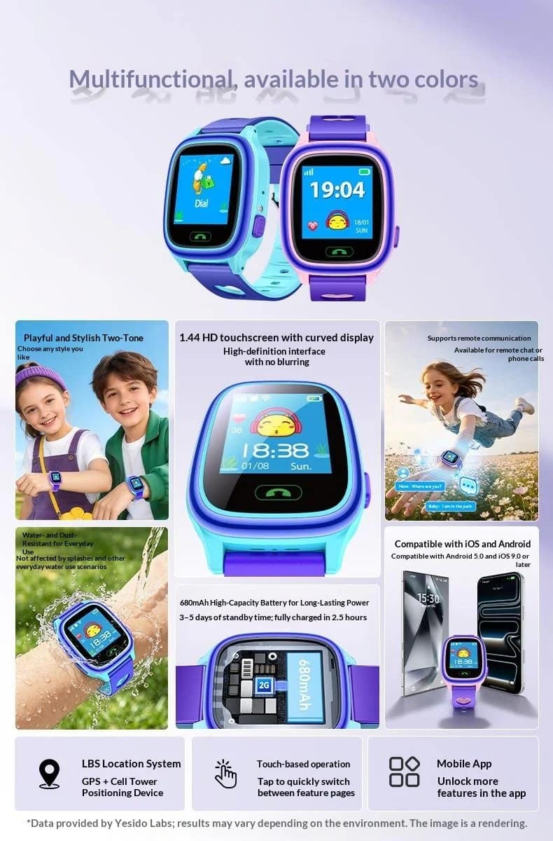 YESIDO IO51 Kids Smart Watch - detail 02