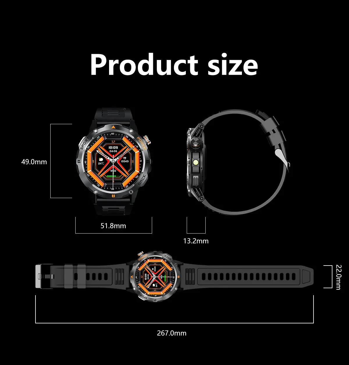 YK06 smart watch source detail 16