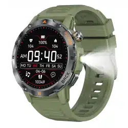 YK06 1.53-Inch HD Smart Watch with LED Flashlight, Compass and 40-Day Standby - Image 3