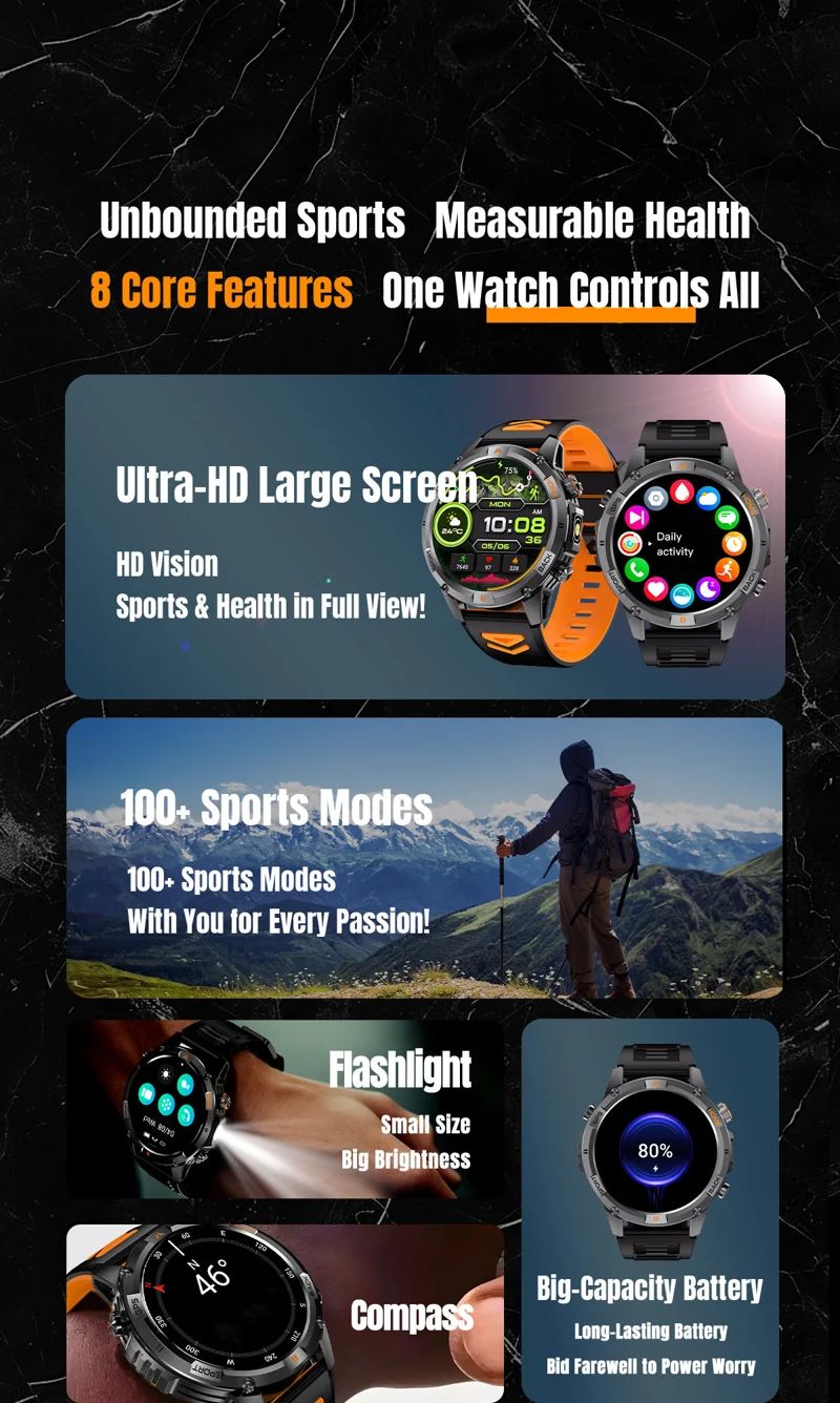 YK15 GPS Outdoor Smart Watch - detail 02