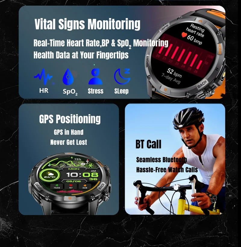 YK15 GPS Outdoor Smart Watch - detail 03