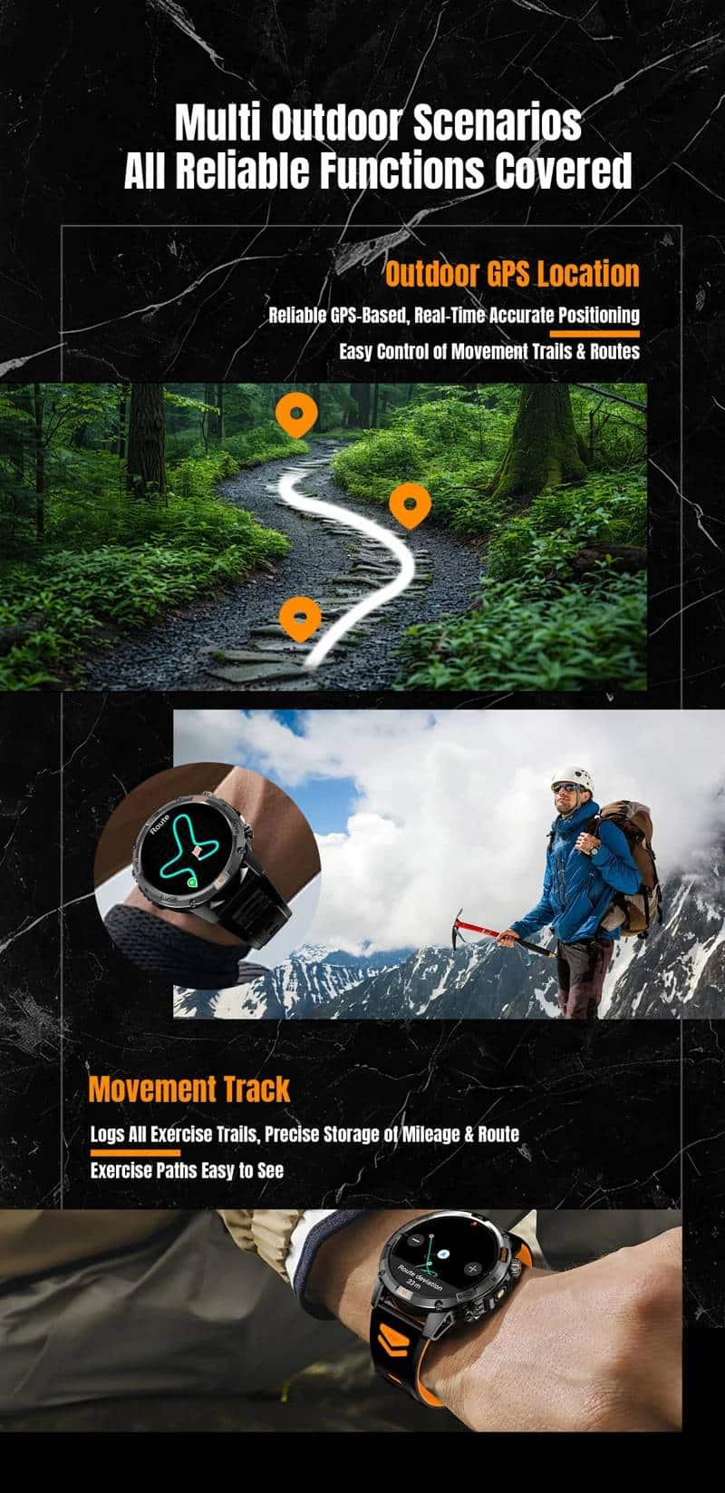 YK15 GPS Outdoor Smart Watch - detail 05
