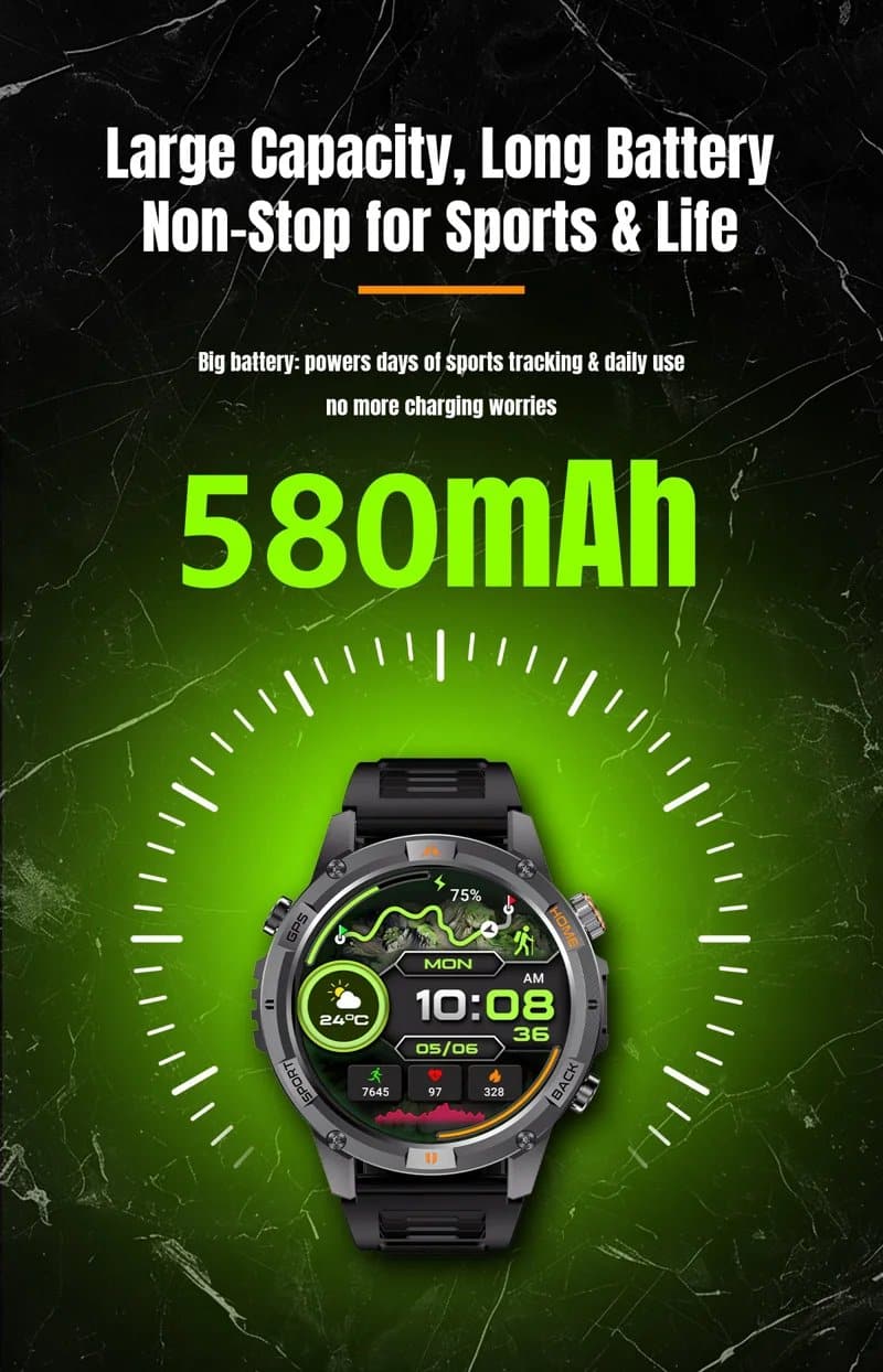 YK15 GPS Outdoor Smart Watch - detail 09