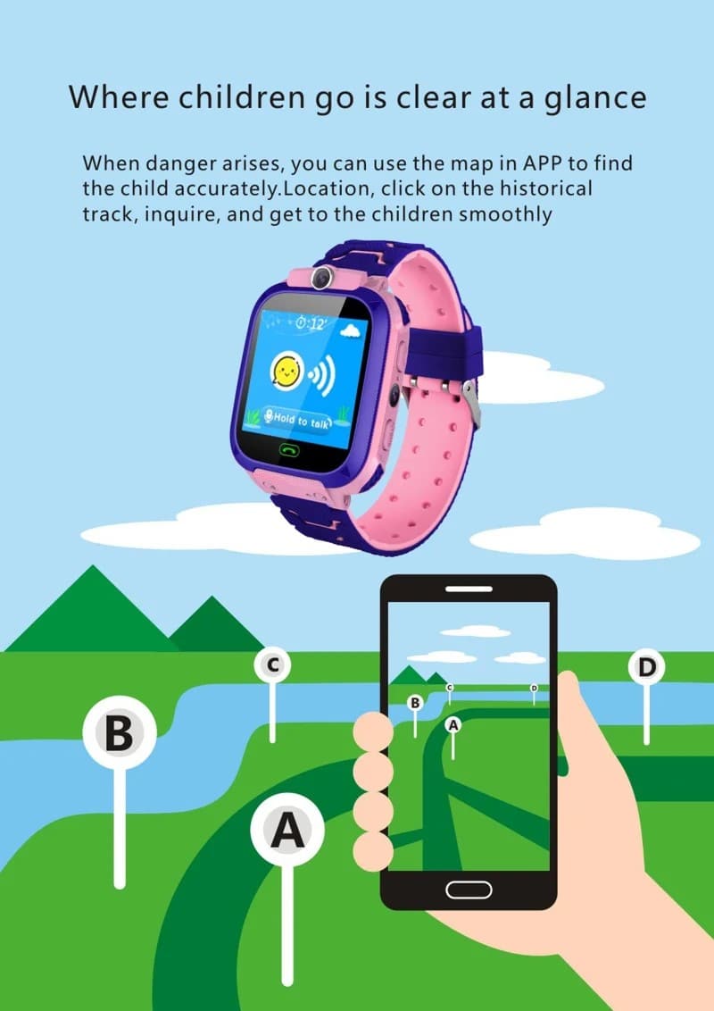 Z5 Kids LBS Location and Voice Chat Watch - detail 06
