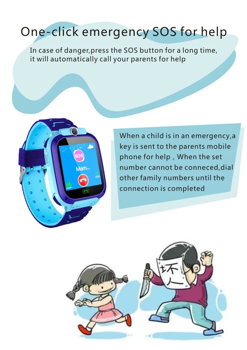 Z5 Kids LBS Location and Voice Chat Watch - detail 07