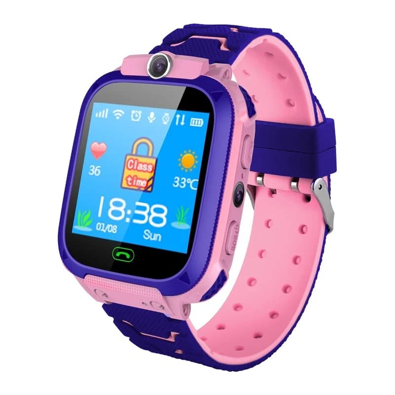 Z5 Kids LBS Location and Voice Chat Watch with 1.44-Inch Display, Two-Way Calls, Geo-Fence Alerts, 400mAh Battery, Game and Pink or Blue Strap - gallery-01 Z5 Kids LBS Location and Voice Chat Watch - gallery 01