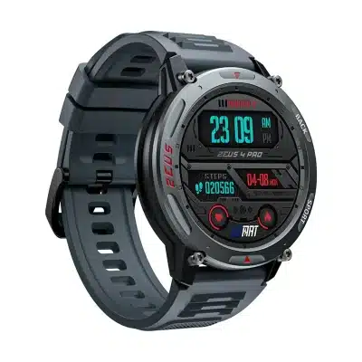 ZEUS 4 PRO 1.43-Inch AMOLED Smart Watch with AI Voice Assistant, Bluetooth Calling, 5ATM, SOS and 500mAh Battery